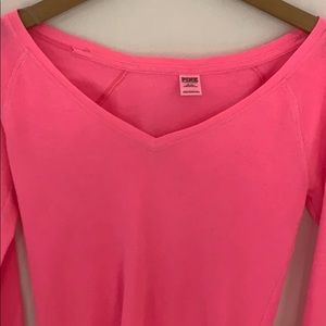 PINK Victoria Secret V neck top.